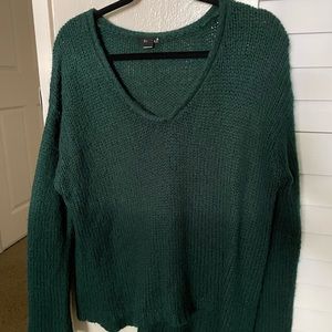 Green Knit Sweater - Forever 21